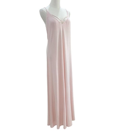 Blush Pink Maxi Slip Dress Lanston Strappy Soft Girl Romantic Cottagecore - Picture 6 of 10